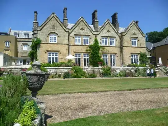 Four-Gabled building: Burrswood Hospitol