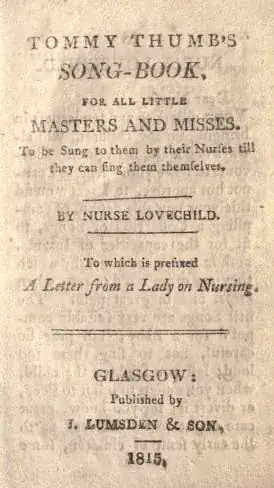 Tommy Thumb Frontispiece