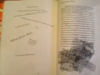 An image of a page from *House of Leaves*