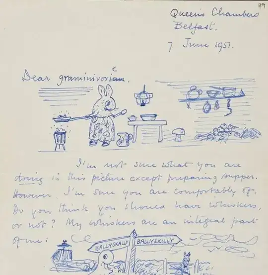 Image of letter from Larkin to Monica Jones