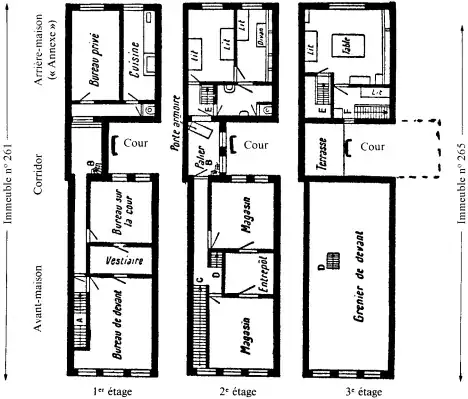 Diagram of house layout
