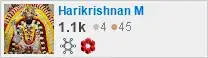 profile for Harikrishnan M on Stack Exchange, a network of free, community-driven Q&A sites