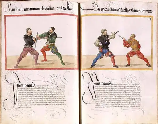 page of Mscr. Dresd. C 93 by Paulus Hector Mair (1540s)