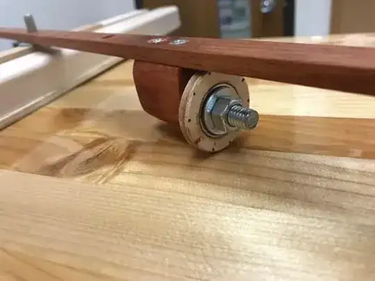 Linear planimeter measuring wheel