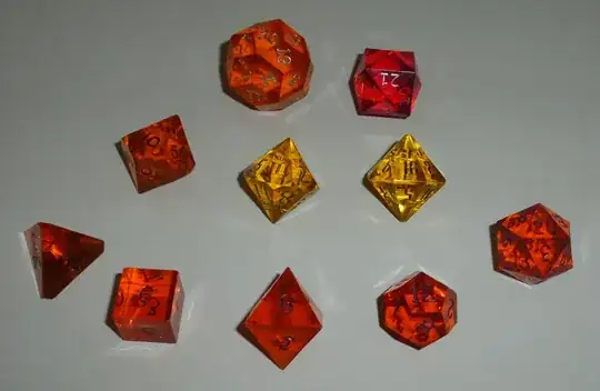 assorted dice