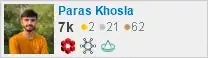 profile for Paras Khosla on Stack Exchange, a network of free, community-driven Q&A sites