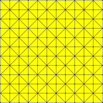 Tetrakis square tiling