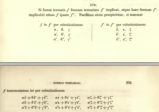 combined substitutions