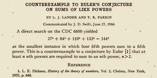 Lander and Parkin, BAMS 1966