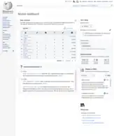 Screenshot of the desktop mentor dashboard.