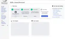 Mockup of possible location for newcomer tasks module