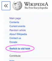 Detail of the opt-out button