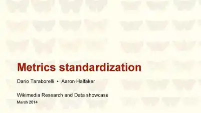 Metrics standardization and Editor Engagement Vital Signs (03/2014)