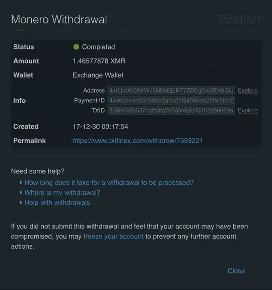 withdrawal info