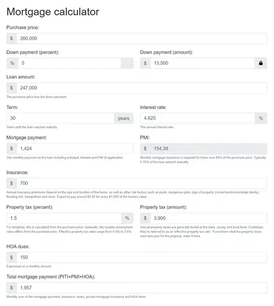 Plugging the numbers