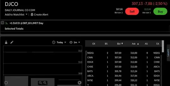 Screenshot of thinkorswim web