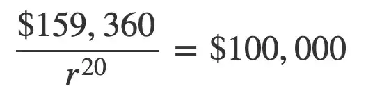 solve for r