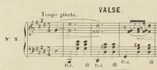 Chopin waltz #2, first 3 measures