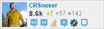 profile for CRSouser on Stack Exchange, a network of free, community-driven Q&A sites