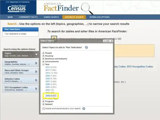 How to Select Surveys for 2000
