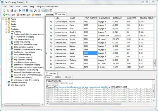 Orbit website scraping sample