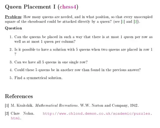 Description of the puzzle