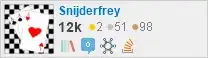 profile for Snijderfrey on Stack Exchange, a network of free, community-driven Q&A sites