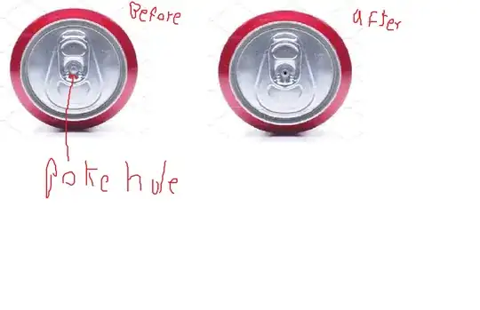 Steps to open a coke can without bees getting in