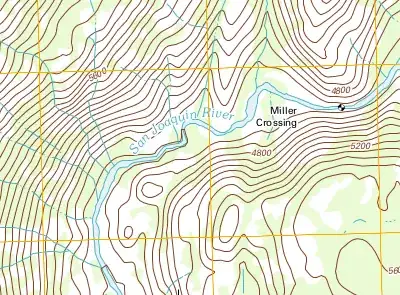 Example USGS map