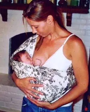 nursing in a sling