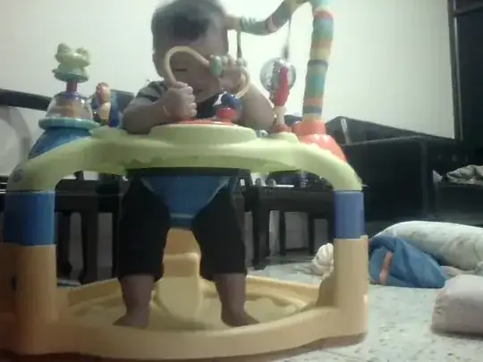 Now, I set it on second step from three adjustable steps.