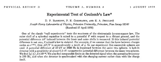 coulomb test
