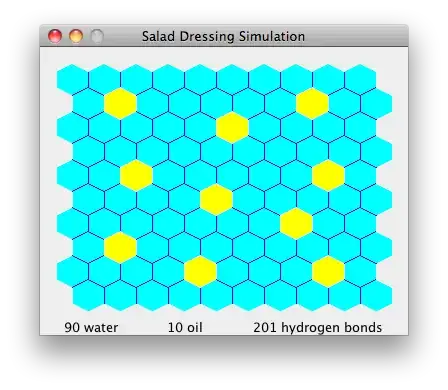 oil&water simulation -- fully mixed