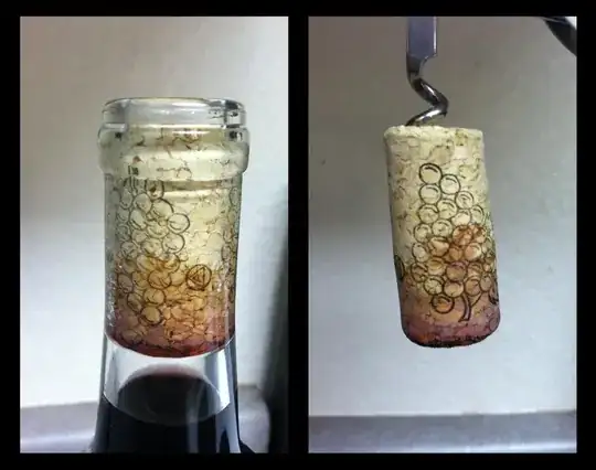 cork swelling example