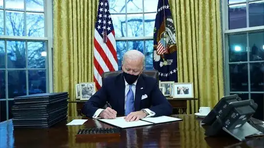 Biden signing executive orders