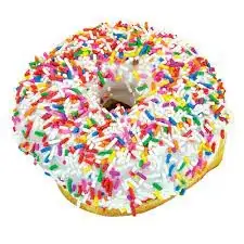 sprinkled donut