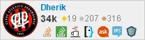 perfil de Dherik no Stack Exchange, uma rede gratuita de sites de perguntas e respostas orientadas à comunidade