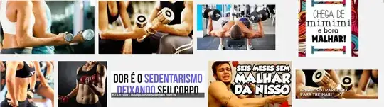 diversas imagens referentes a malhar, todas acerca de exercício físico