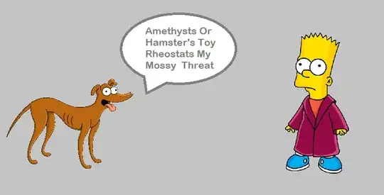 Santa's Little Helper says: "Amethysts or Hamster's Toy Rheostats My Mossy Threat"