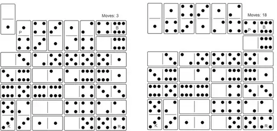 Next step; Pawn moves to Bishop