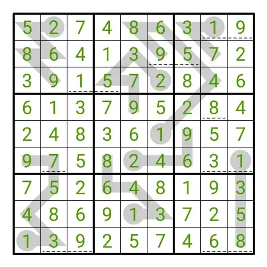 Solved sudoku
