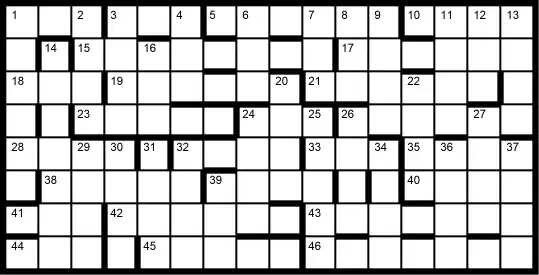 Crossword grid