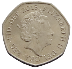 British 50p coin