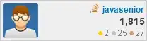 profile for javasenior at Stack Overflow, Q&A for professional and enthusiast programmers