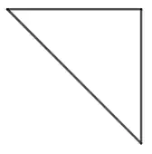 upper right triangle