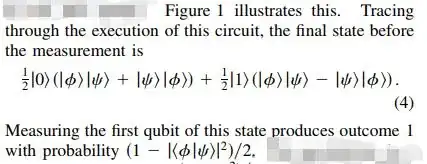 the description of the state