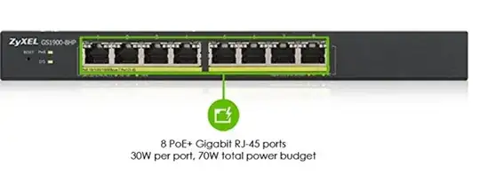 ZyXEL GS1900-8HP-GB0102F