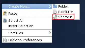 create new shortcut