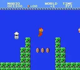 Level 1 of the Minus World.