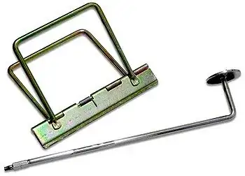 Picture of rotating case cracker and long torx wrench, plus the bigger style wedge type.